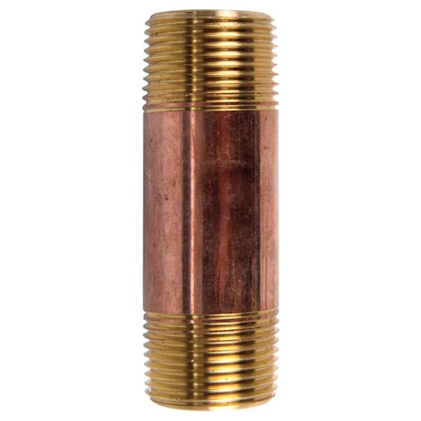 Homeplus+ ATC 3/4 in. MPT X 3/4 in. D MPT Yellow Brass Nipple 3 in. L 6JC126300201050 - main